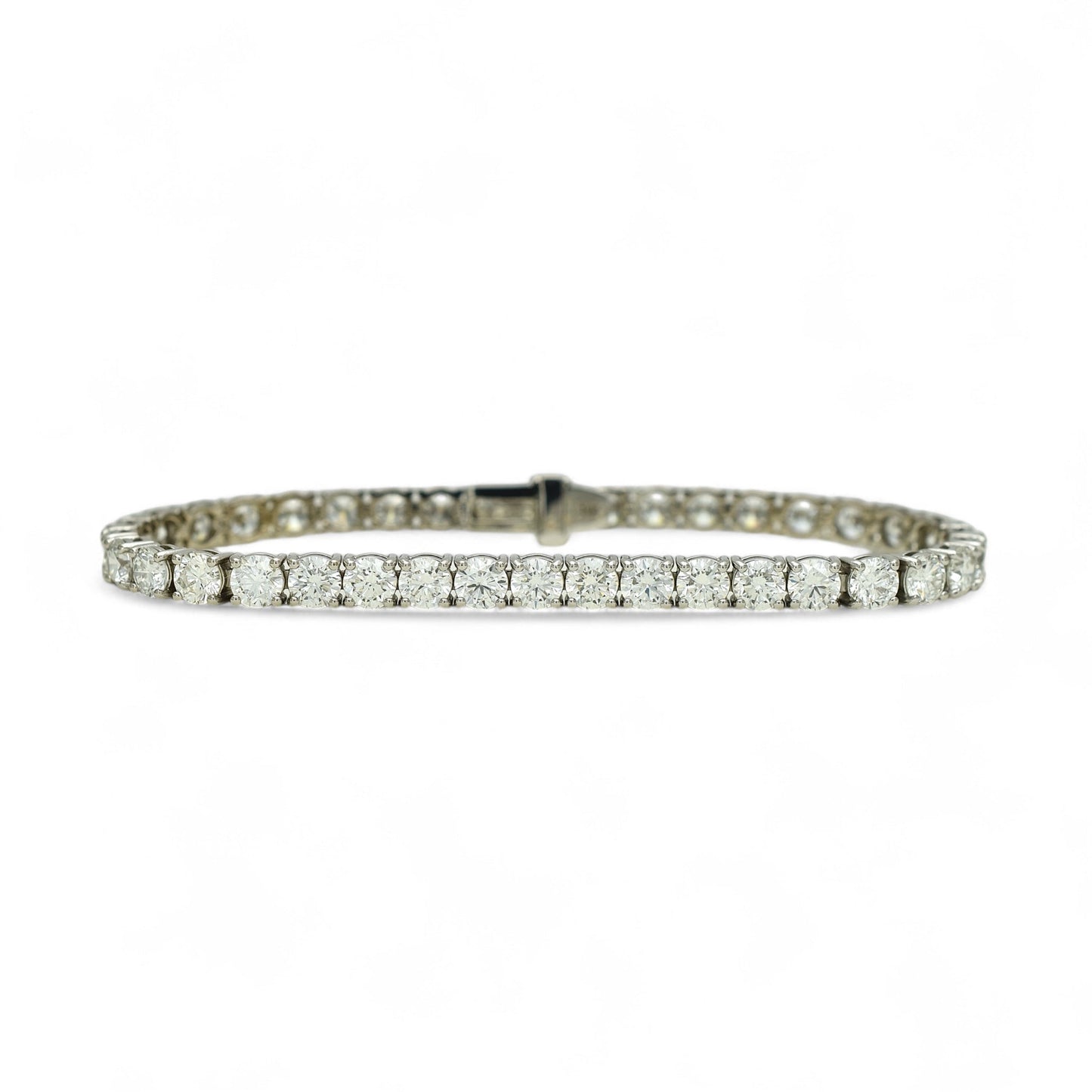 10ct. Lab-Grown Diamond Tennis Bracelet | 4.00mm | 14K Solid Gold with E-F VS+ Diamonds