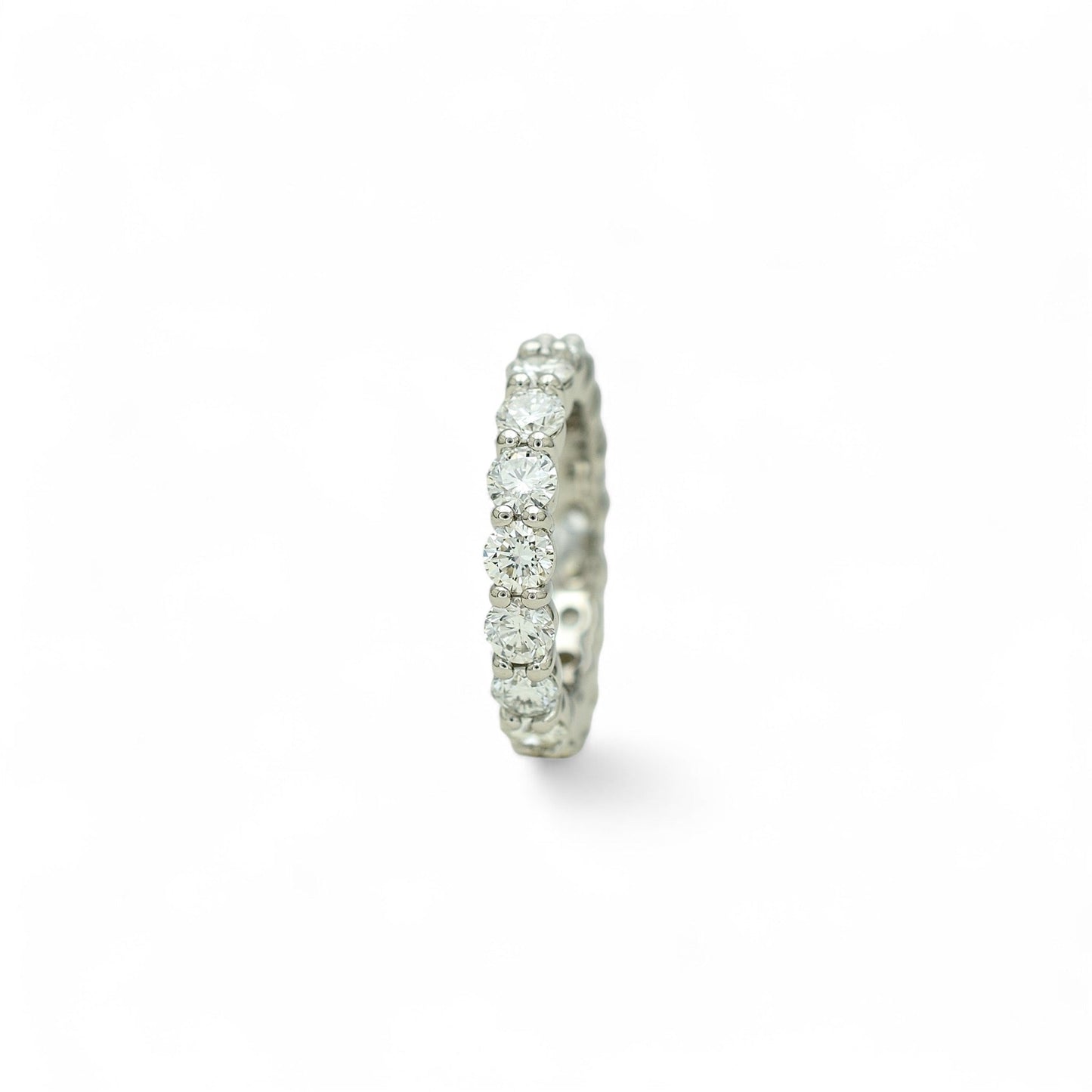 3.50ct. Eternity Ring | 3.75mm | 14K Solid Gold with E-F VS+ Lab-Grown Diamonds