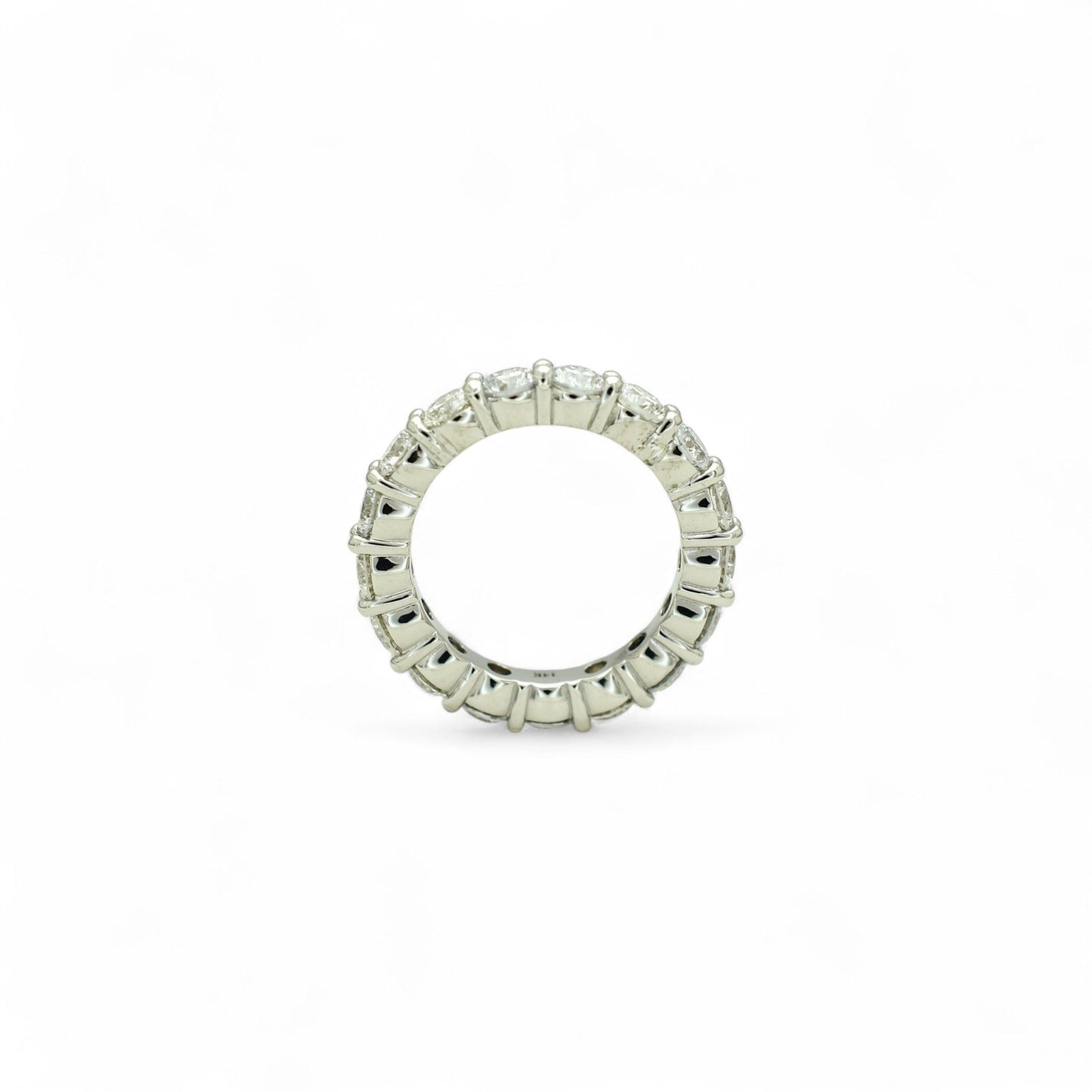 3.50ct. Eternity Ring | 3.75mm | 14K Solid Gold with E-F VS+ Lab-Grown Diamonds