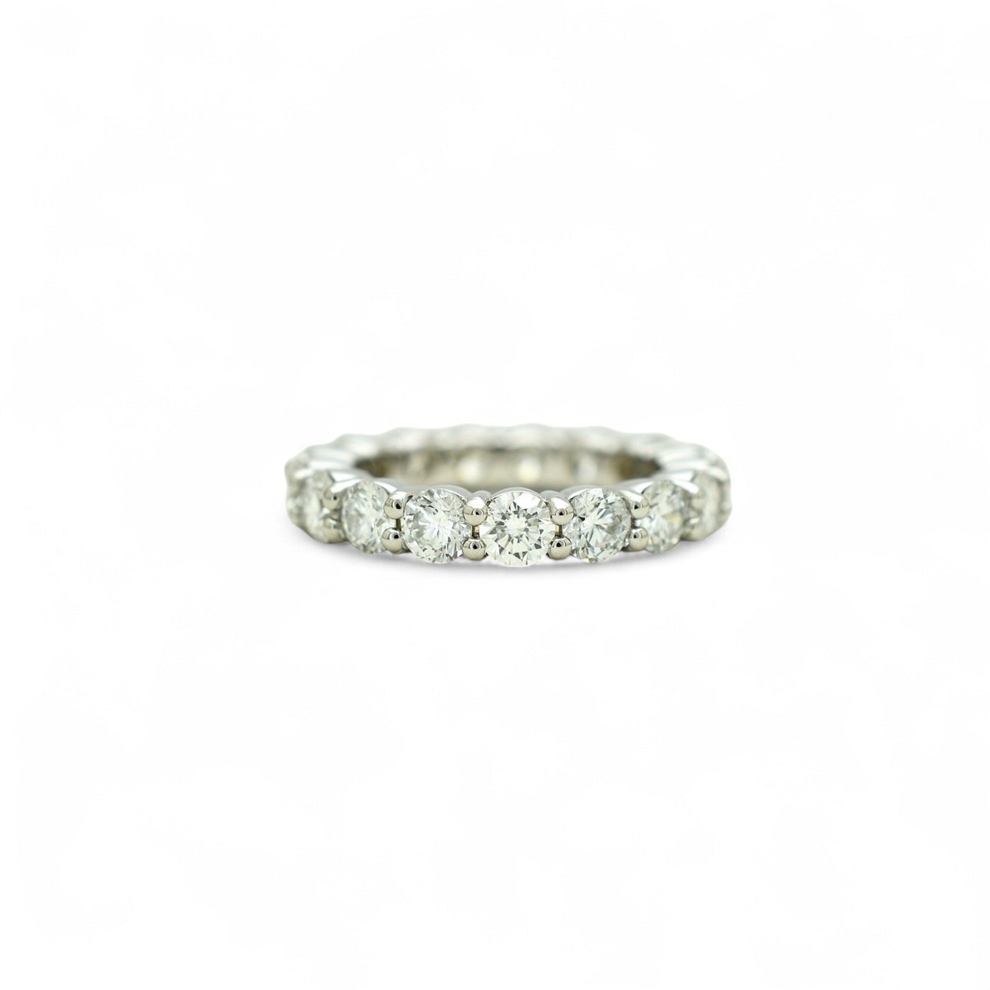 3.50ct. Eternity Ring | 3.75mm | 14K Solid Gold with E-F VS+ Lab-Grown Diamonds