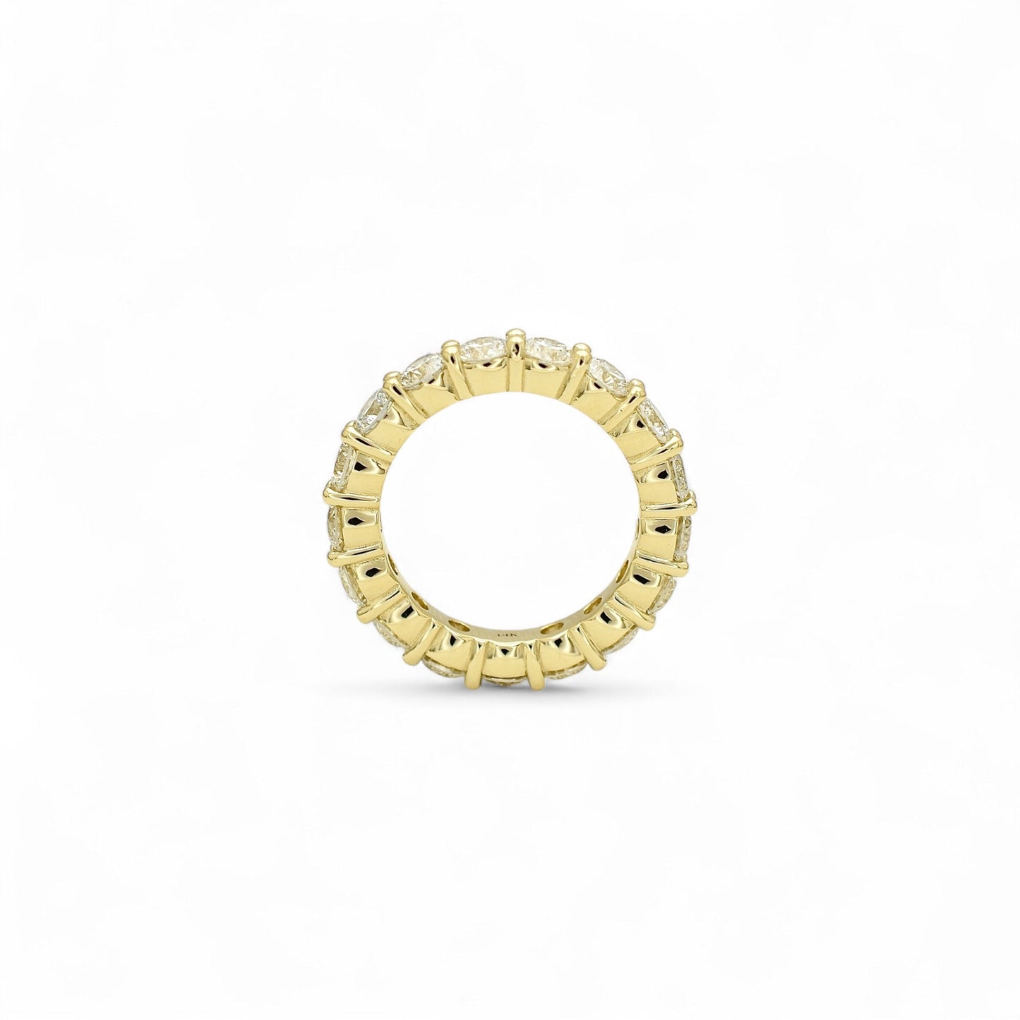 3.50ct. Eternity Ring | 3.75mm | 14K Solid Gold with E-F VS+ Lab-Grown Diamonds