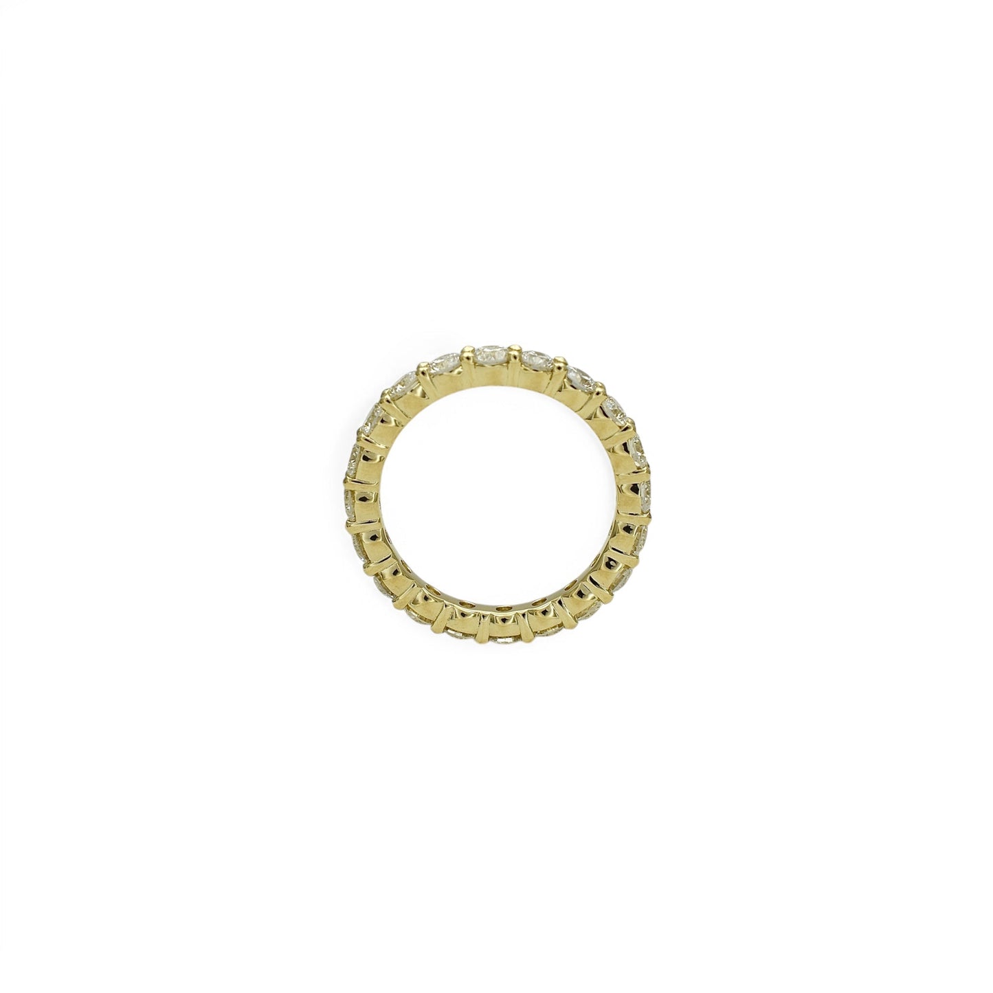 2.00ct. Eternity Ring | 3.00mm | 14K Solid Gold with E-F VS+ Lab-Grown Diamonds