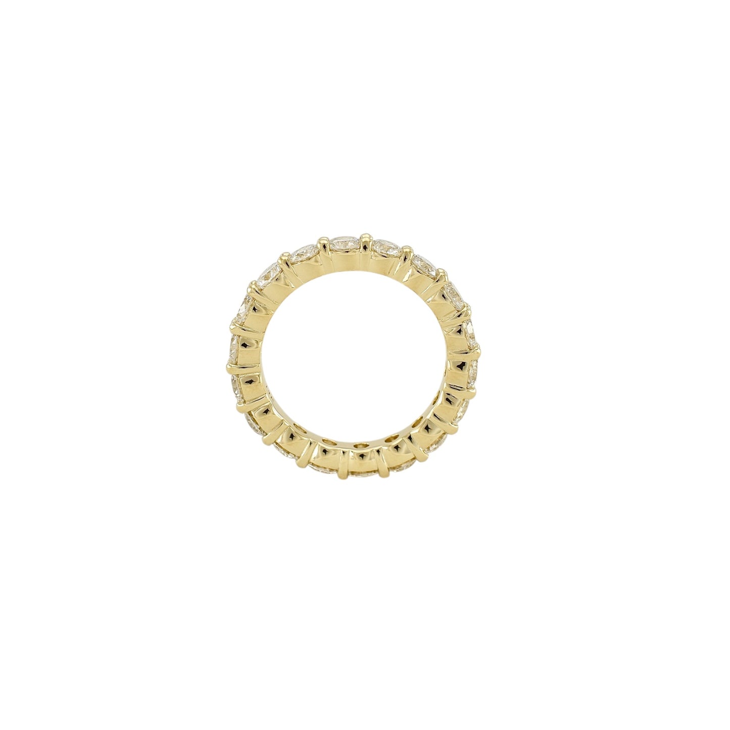 3.00ct. Eternity Ring | 3.50mm | 14K Solid Gold with E-F VS+ Lab-Grown Diamonds