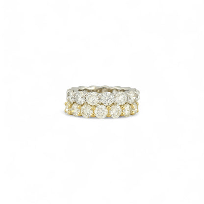 4.80ct. Eternity Ring | 4.30mm | 14K Solid Gold with E-F VS+ Lab-Grown Diamonds