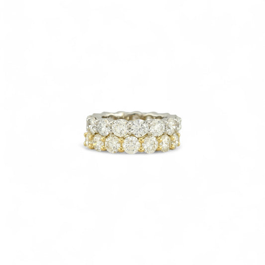 4.80ct. Eternity Ring | 4.30mm | 14K Solid Gold with E-F VS+ Lab-Grown Diamonds
