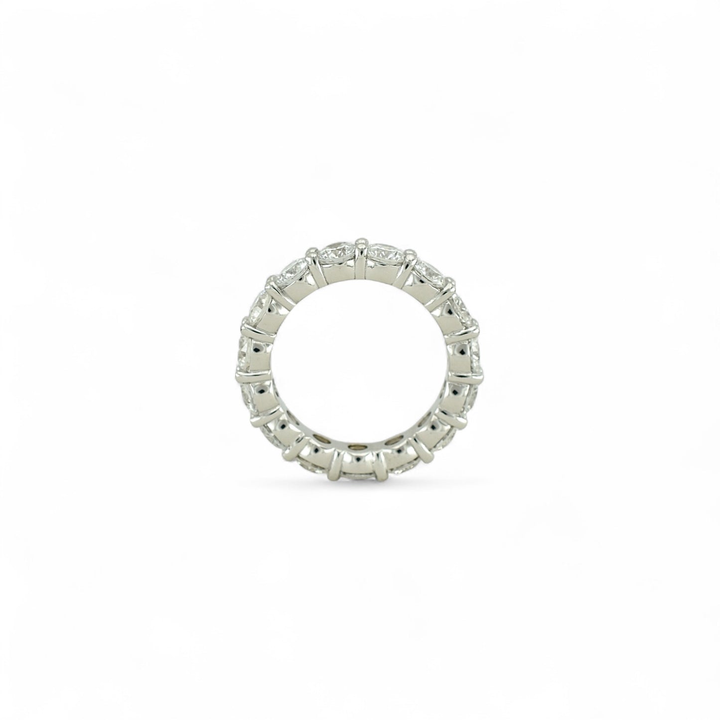 4.80ct. Eternity Ring | 4.30mm | 14K Solid Gold with E-F VS+ Lab-Grown Diamonds