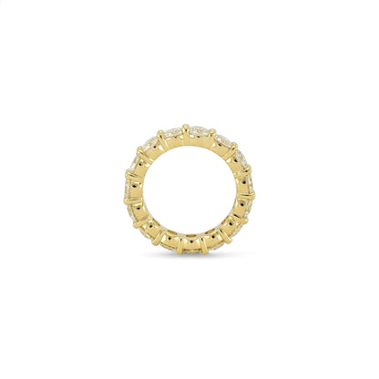 4.80ct. Eternity Ring | 4.30mm | 14K Solid Gold with E-F VS+ Lab-Grown Diamonds