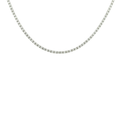 6ct. Lab-Grown Diamond Tennis Necklace | 2.00mm | 14K Solid Gold with E-F VS+ Diamonds