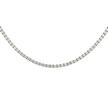 16ct. Lab-Grown Diamond Tennis Necklace | 3.00mm | 14K Solid Gold with E-F VS+ Diamonds