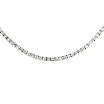 18ct. Lab-Grown Diamond Tennis Necklace | 3.35mm | 14K Solid Gold with E-F VS+ Diamonds