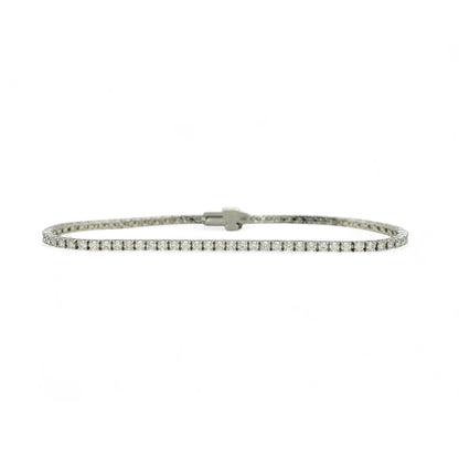 2-2.5ct. Lab-Grown Diamond Tennis Bracelet | 2.00mm | 14K Solid Gold with E-F VS+ Diamonds