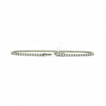 2-2.5ct. Lab-Grown Diamond Tennis Bracelet | 2.00mm | 14K Solid Gold with E-F VS+ Diamonds
