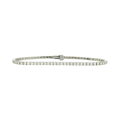 3-3.75ct. Lab-Grown Diamond Tennis Bracelet | 2.35mm | 14K Solid Gold with E-F VS+ Diamonds