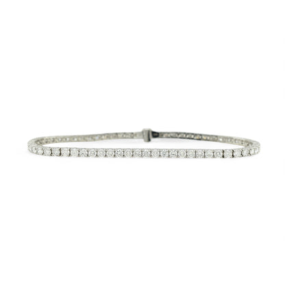 4-4.70ct. Lab-Grown DiamondTennis Bracelet | 2.65mm | 14K Solid Gold with E-F VS+ Diamonds