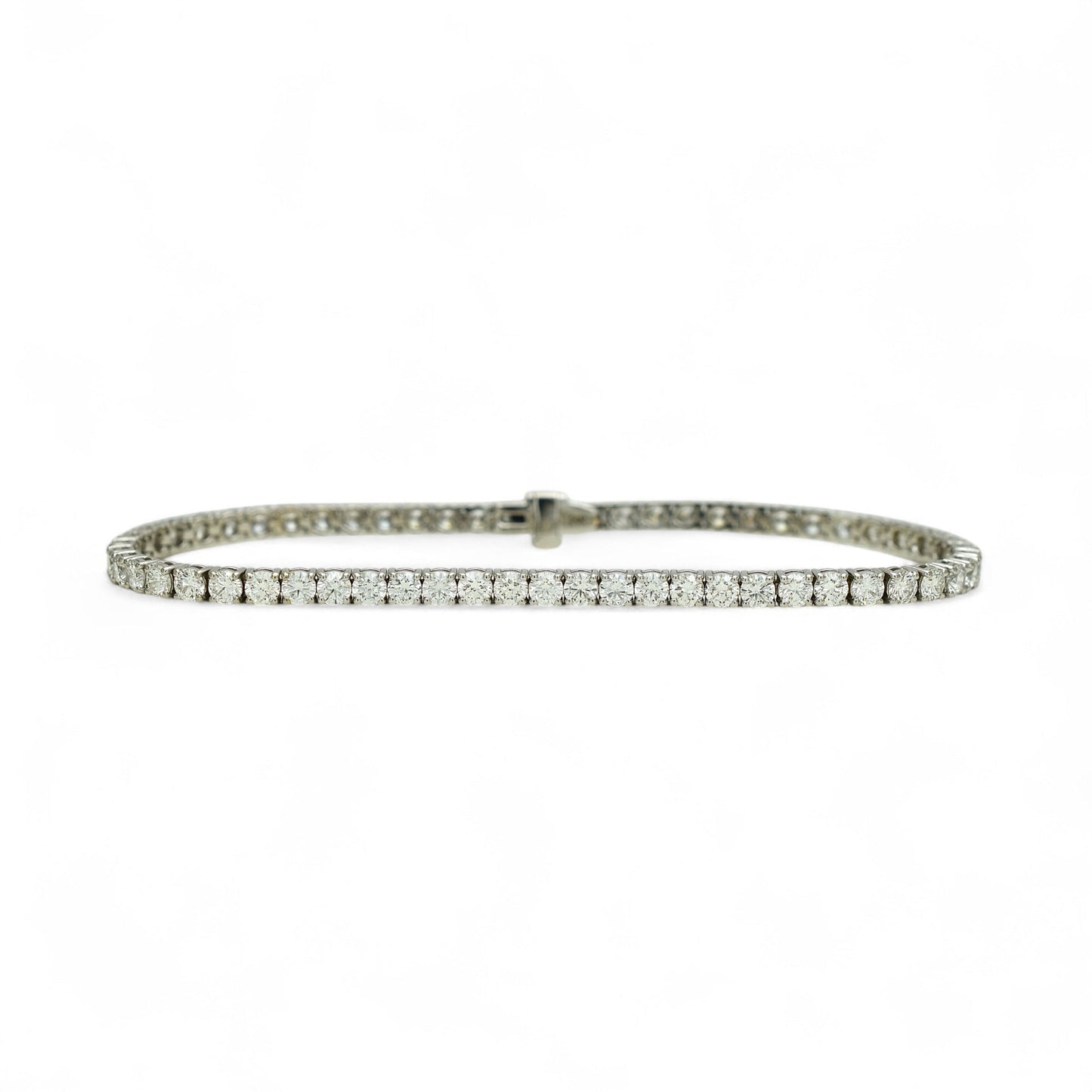 4.5-5.5ct. Lab-Grown Diamond Tennis Bracelet | 2.85mm | 14K Solid Gold with E-F VS+ Diamonds