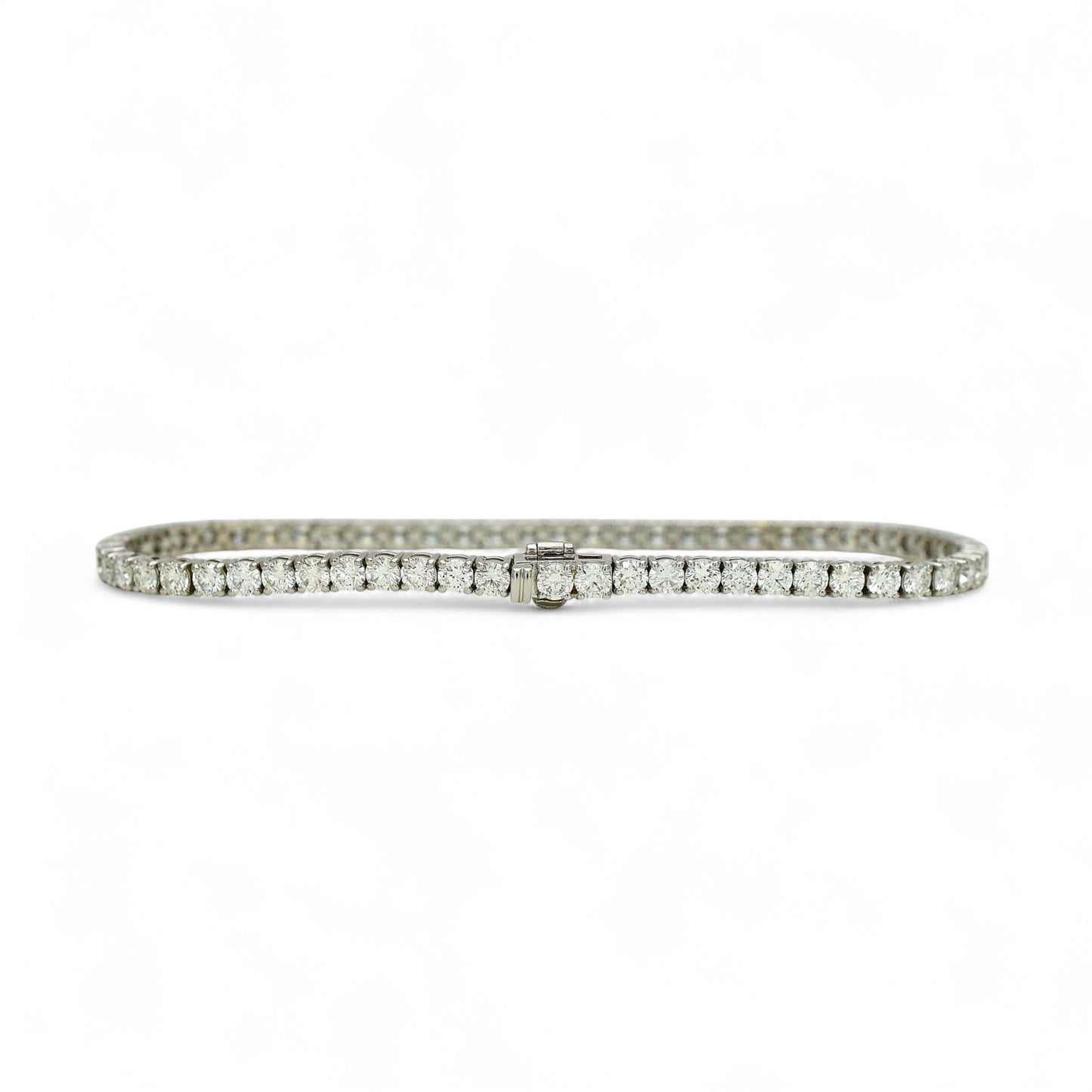 5ct. Lab-Grown Diamond Tennis Bracelet | 2.85mm | 14K Solid Gold with E-F VS+ Diamonds