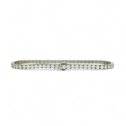 5ct. Lab-Grown Diamond Tennis Bracelet | 2.85mm | 14K Solid Gold with E-F VS+ Diamonds