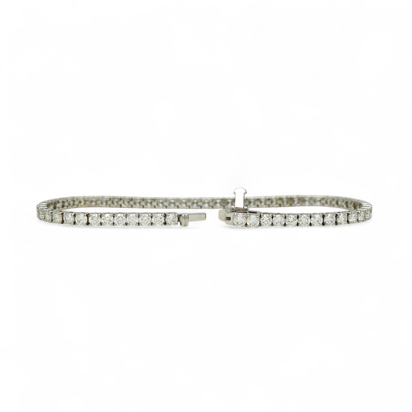 4.5-5.5ct. Lab-Grown Diamond Tennis Bracelet | 2.85mm | 14K Solid Gold with E-F VS+ Diamonds