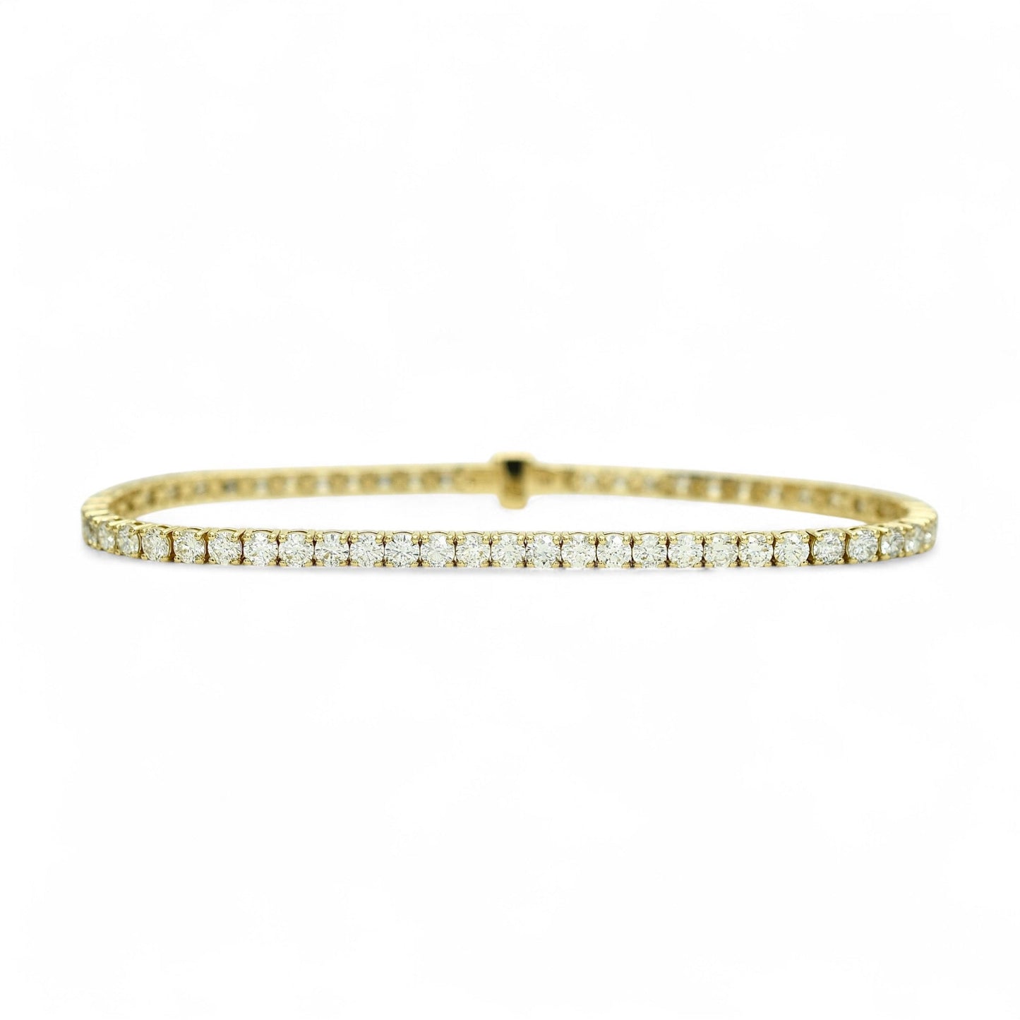 5ct. Lab-Grown Diamond Tennis Bracelet | 2.85mm | 14K Solid Gold with E-F VS+ Diamonds