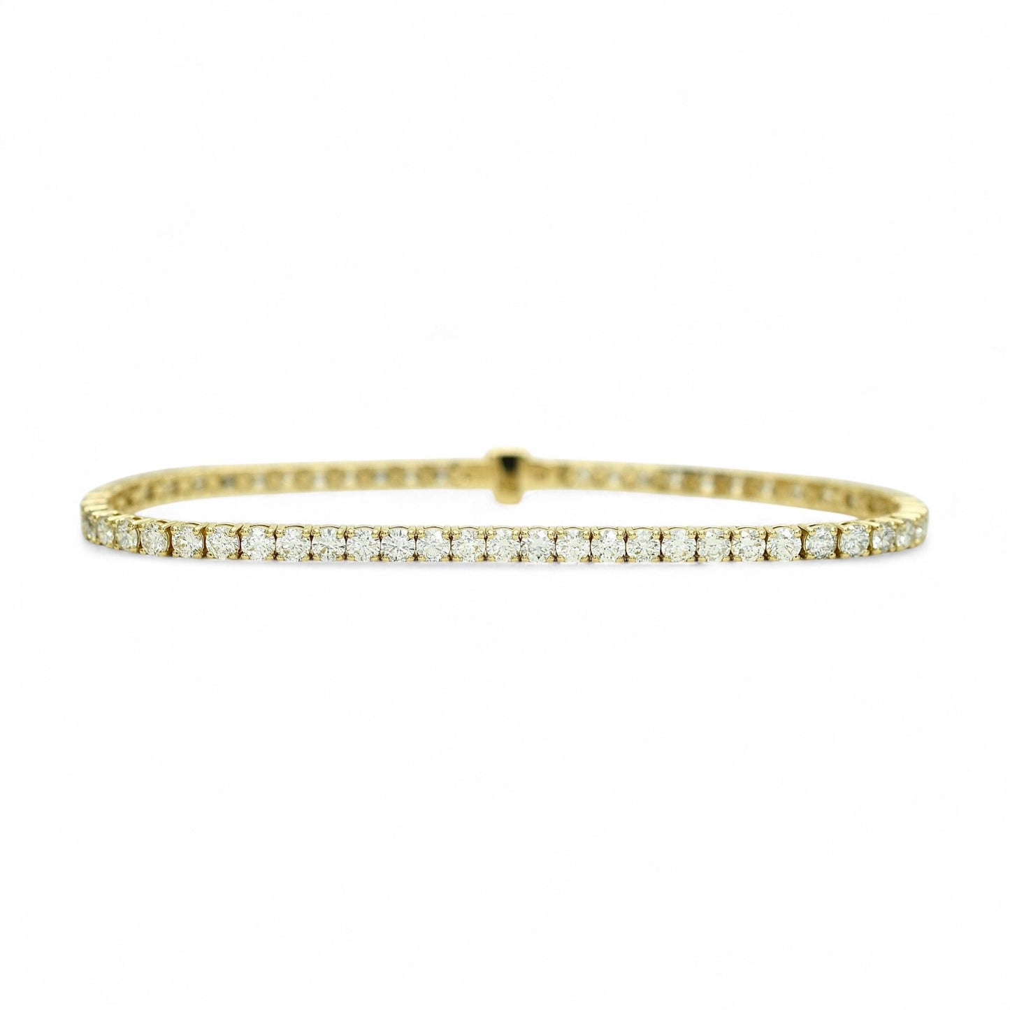 4.5-5.5ct. Lab-Grown Diamond Tennis Bracelet | 2.85mm | 14K Solid Gold with E-F VS+ Diamonds