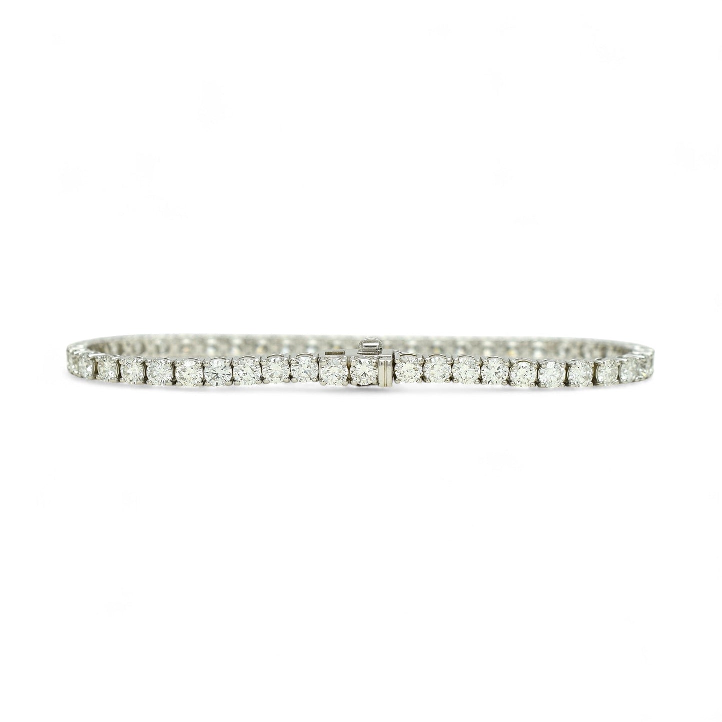 7ct. Lab-Grown Diamond Tennis Bracelet | 3.35mm | 14K Solid Gold with E-F VS+ Diamonds