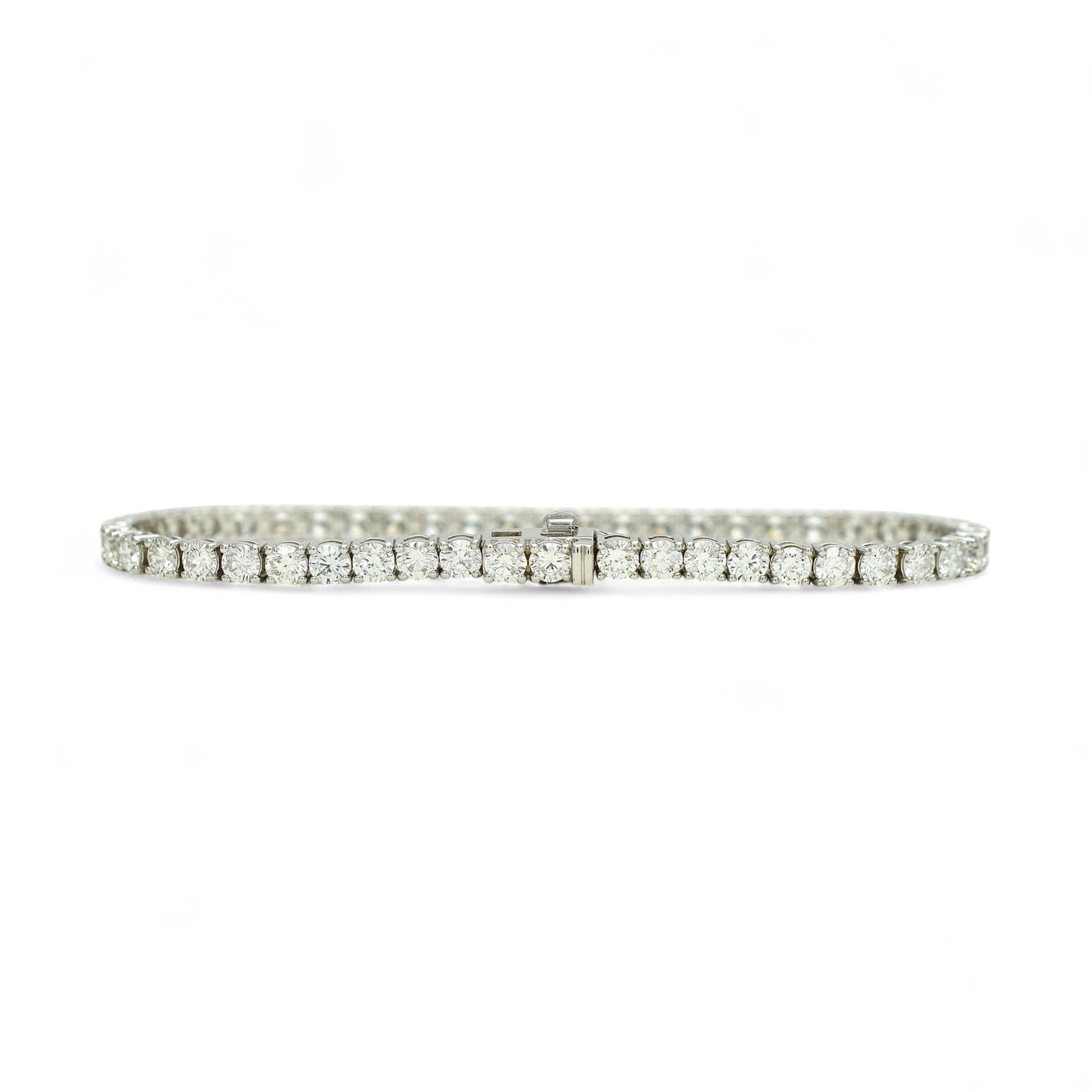 6-7.5ct. Lab-Grown Diamond Tennis Bracelet | 3.35mm | 14K Solid Gold with E-F VS+ Diamonds
