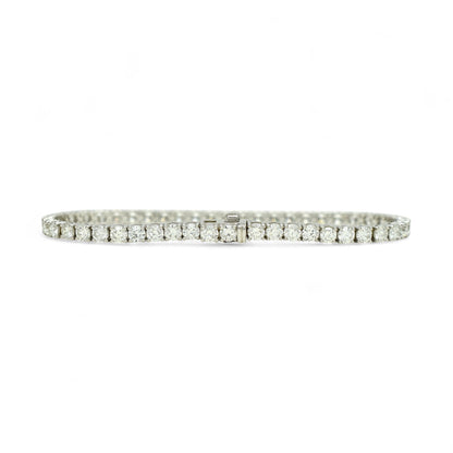6-7.5ct. Lab-Grown Diamond Tennis Bracelet | 3.35mm | 14K Solid Gold with E-F VS+ Diamonds