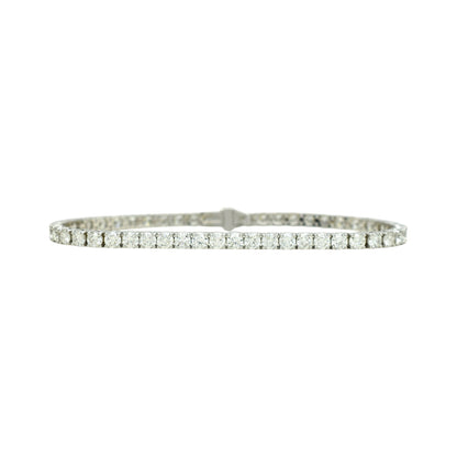 7ct. Lab-Grown Diamond Tennis Bracelet | 3.35mm | 14K Solid Gold with E-F VS+ Diamonds