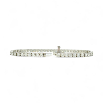 7ct. Lab-Grown Diamond Tennis Bracelet | 3.35mm | 14K Solid Gold with E-F VS+ Diamonds