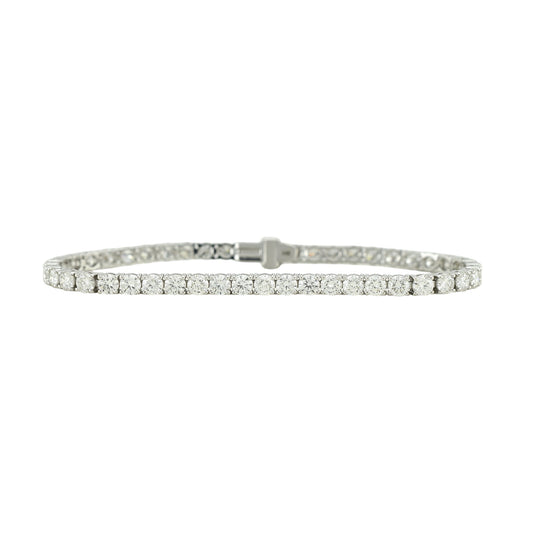 7-9ct. Lab-Grown Diamond Tennis Bracelet | 3.50mm | 14K Solid Gold with E-F VS+ Diamonds