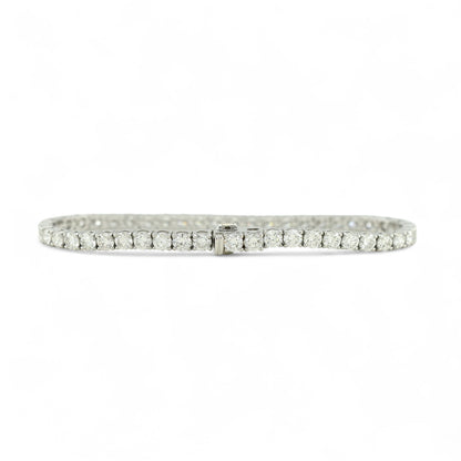 7-9ct. Lab-Grown Diamond Tennis Bracelet | 3.50mm | 14K Solid Gold with E-F VS+ Diamonds