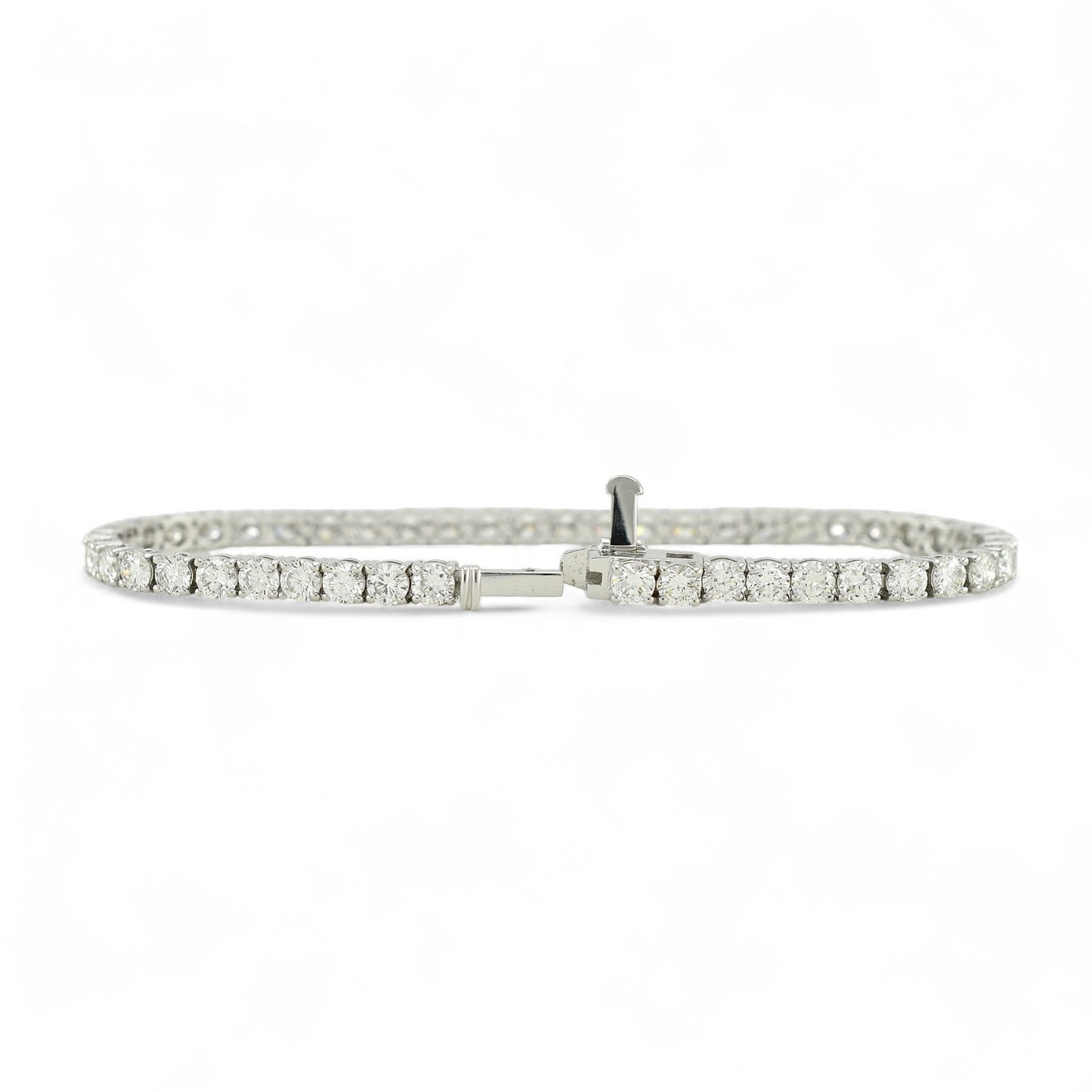 7-9ct. Lab-Grown Diamond Tennis Bracelet | 3.50mm | 14K Solid Gold with E-F VS+ Diamonds