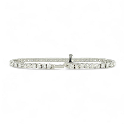 7-9ct. Lab-Grown Diamond Tennis Bracelet | 3.50mm | 14K Solid Gold with E-F VS+ Diamonds