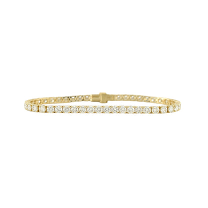 7-9ct. Lab-Grown Diamond Tennis Bracelet | 3.50mm | 14K Solid Gold with E-F VS+ Diamonds