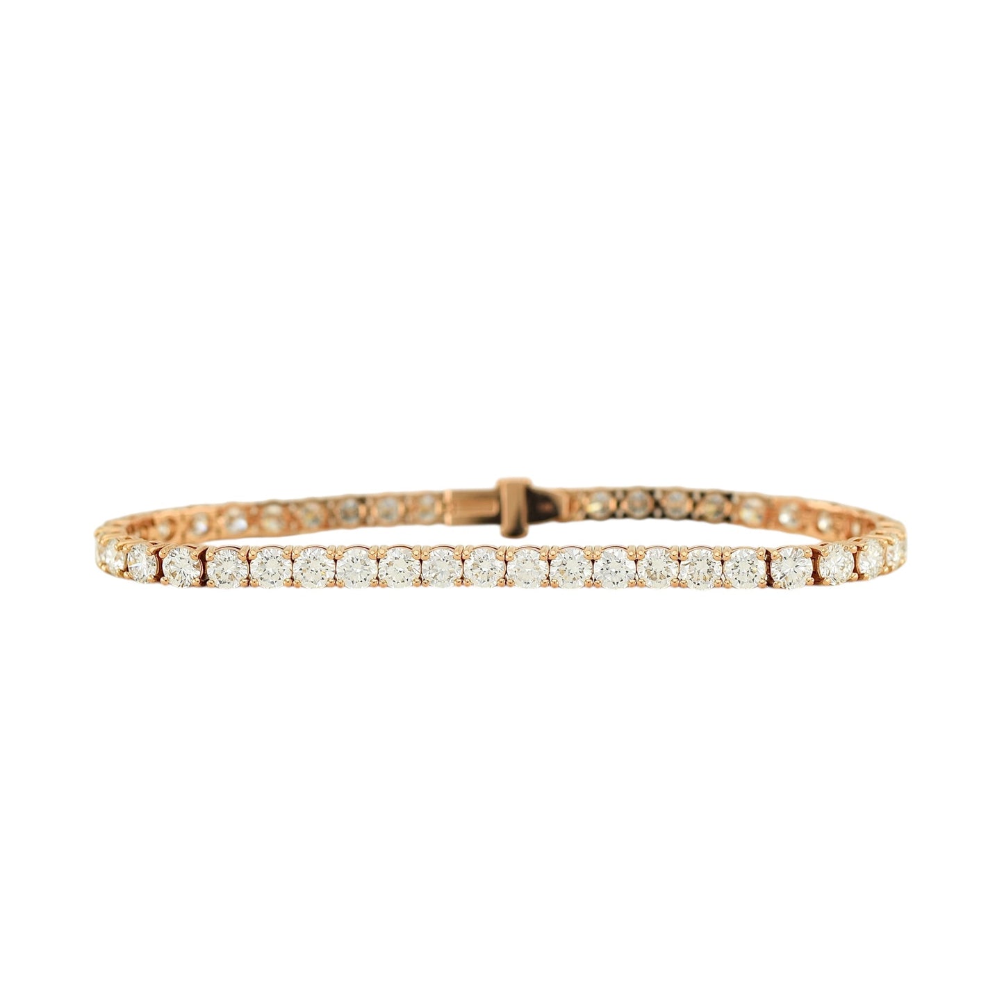 8-9.5ct. Lab-Grown Diamond Tennis Bracelet | 3.75mm | 14K Solid Gold with E-F VS+ Diamonds
