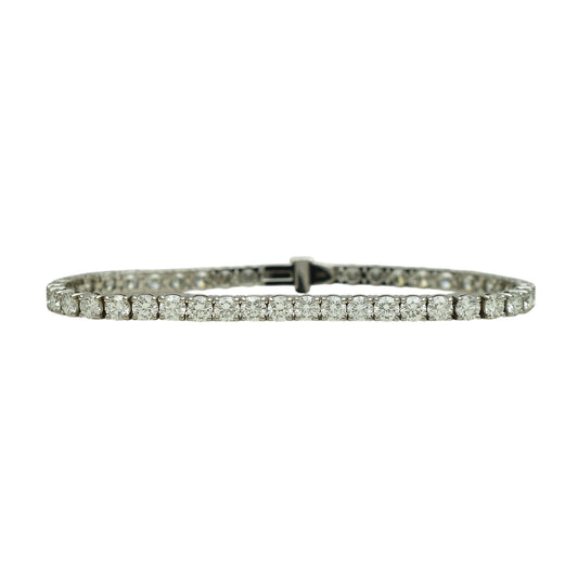 9ct. Lab-Grown Diamond Tennis Bracelet | 3.75mm | 14K Solid Gold with E-F VS+ Diamonds