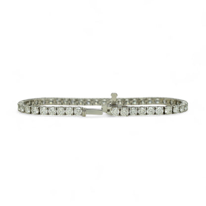 9ct. Lab-Grown Diamond Tennis Bracelet | 3.75mm | 14K Solid Gold with E-F VS+ Diamonds