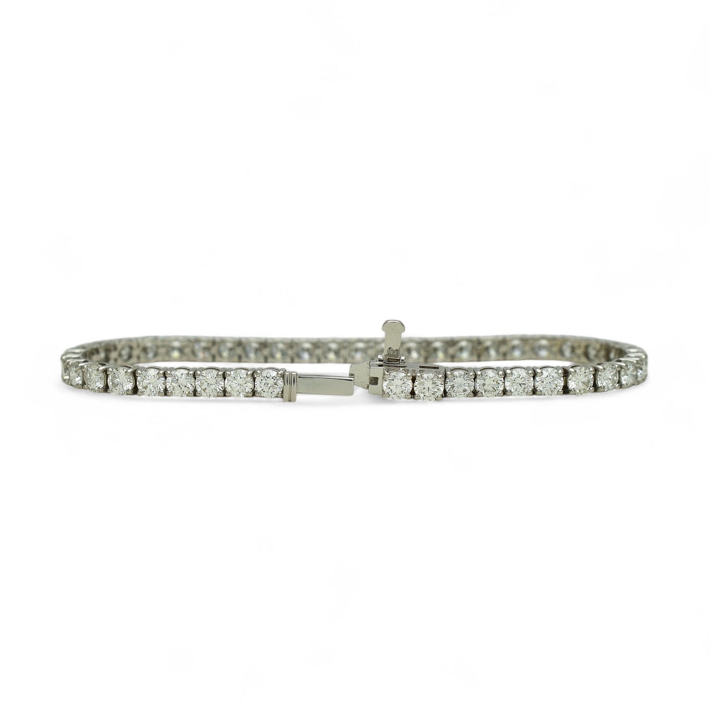 8-9.5ct. Lab-Grown Diamond Tennis Bracelet | 3.75mm | 14K Solid Gold with E-F VS+ Diamonds