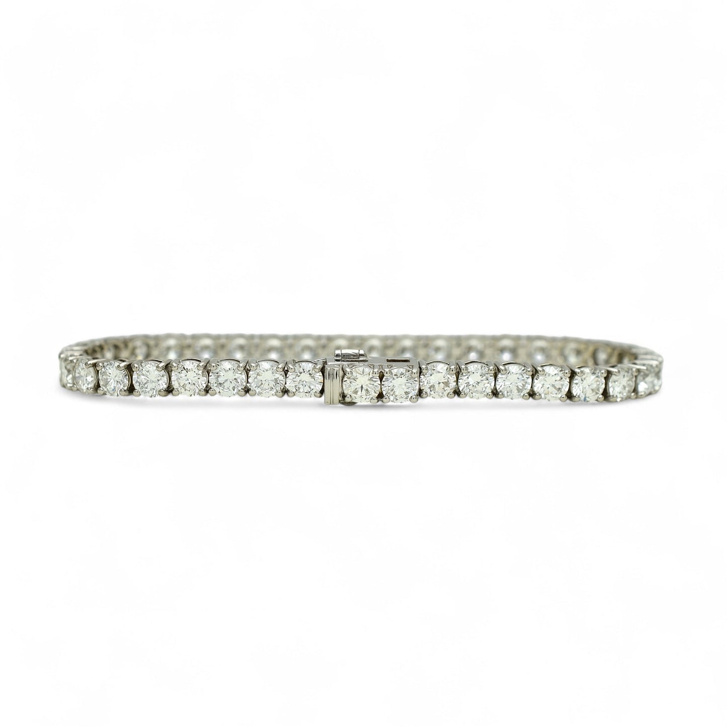 10ct. Lab-Grown Diamond Tennis Bracelet | 4.00mm | 14K Solid Gold with E-F VS+ Diamonds