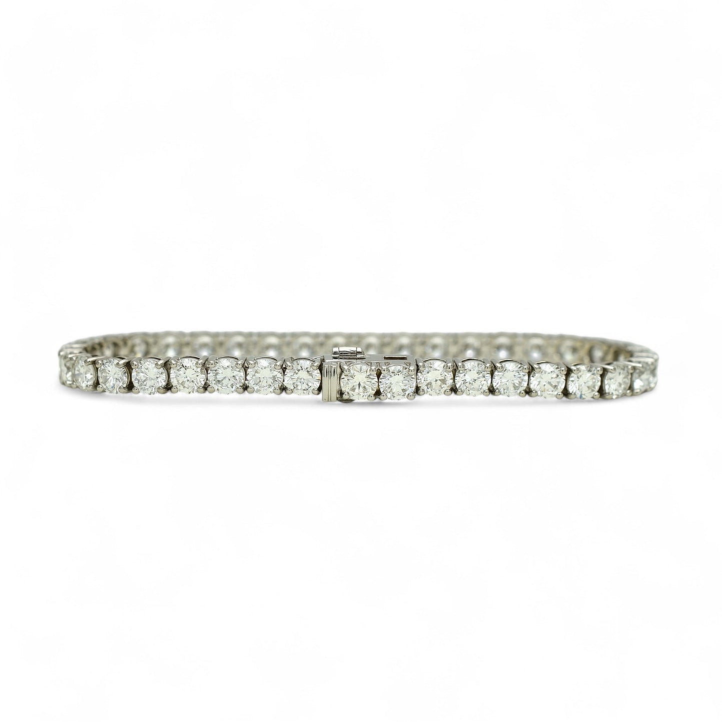 9-11ct. Lab-Grown Diamond Tennis Bracelet | 4.00mm | 14K Solid Gold with E-F VS+ Diamonds