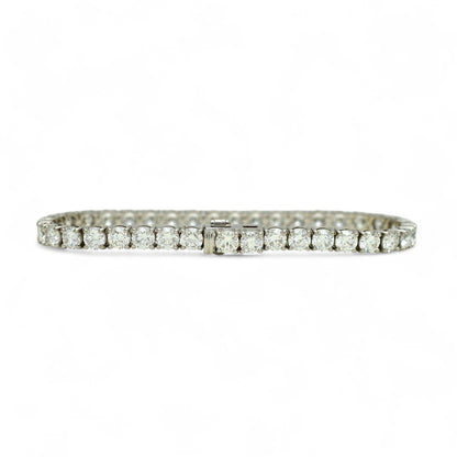 9-11ct. Lab-Grown Diamond Tennis Bracelet | 4.00mm | 14K Solid Gold with E-F VS+ Diamonds