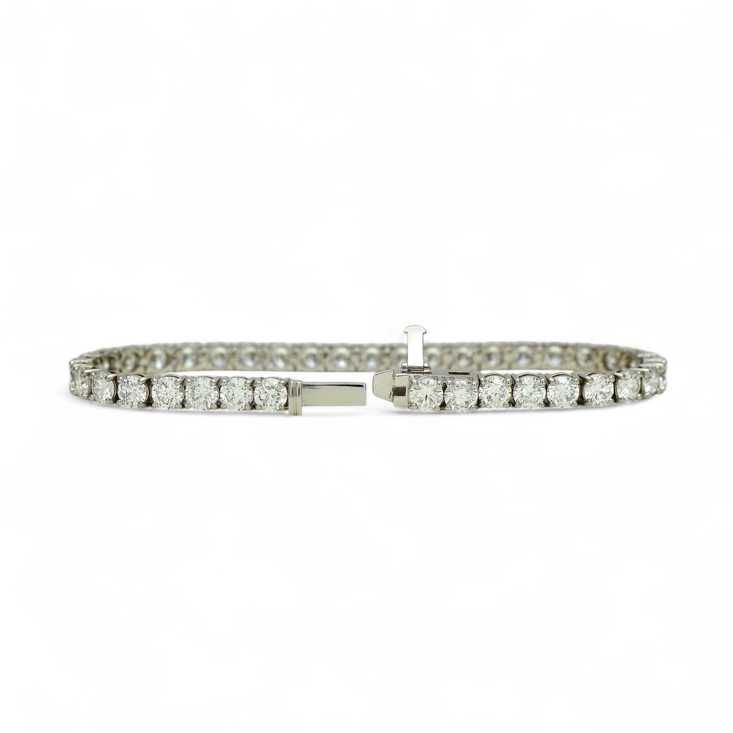 10ct. Lab-Grown Diamond Tennis Bracelet | 4.00mm | 14K Solid Gold with E-F VS+ Diamonds