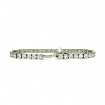 10ct. Lab-Grown Diamond Tennis Bracelet | 4.00mm | 14K Solid Gold with E-F VS+ Diamonds