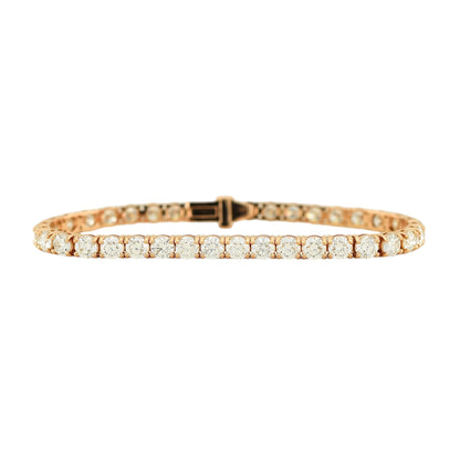 10.5-13ct. Lab-Grown Diamond Tennis Bracelet | 4.35mm | 14K Solid Gold with E-F VS+ Diamonds